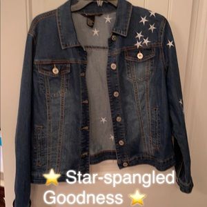 Star-spangled Jean Jacket